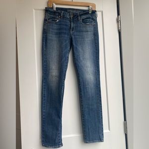 Straight skinny jeans